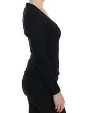 Load image into Gallery viewer, Dolce & Gabbana Black Cashmere Crewneck Sweater Pullover