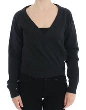 Load image into Gallery viewer, Dolce & Gabbana Gray Cashmere Sweater Pullover Wrap