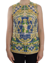 Load image into Gallery viewer, Dolce & Gabbana Multicolor Majolica Embroidered Sweater
