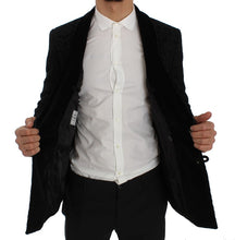 Load image into Gallery viewer, Dolce & Gabbana Elegant Slim Fit Black Silk-Blend Blazer