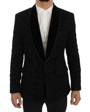Load image into Gallery viewer, Dolce & Gabbana Elegant Slim Fit Black Silk-Blend Blazer