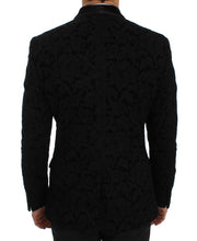 Load image into Gallery viewer, Dolce & Gabbana Elegant Slim Fit Black Silk-Blend Blazer