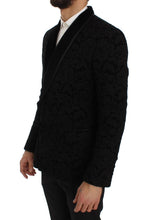 Load image into Gallery viewer, Dolce & Gabbana Elegant Slim Fit Black Silk-Blend Blazer