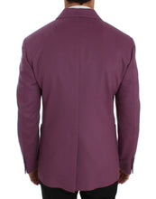 Load image into Gallery viewer, Dolce & Gabbana Elegant Purple Cashmere-Silk Blend Blazer