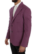 Load image into Gallery viewer, Dolce & Gabbana Elegant Purple Cashmere-Silk Blend Blazer
