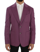Load image into Gallery viewer, Dolce & Gabbana Elegant Purple Cashmere-Silk Blend Blazer
