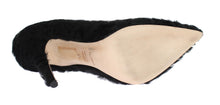 Load image into Gallery viewer, Dolce & Gabbana Elegant Pumps in Luxe Xiangao Fur Leather