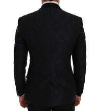 Load image into Gallery viewer, Dolce & Gabbana Elegant Blue & Black Slim Fit Suit Ensemble