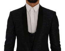 Load image into Gallery viewer, Dolce & Gabbana Elegant Blue & Black Slim Fit Suit Ensemble