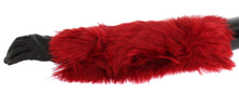 Load image into Gallery viewer, Dolce & Gabbana Brown Leather Red Fur Elbow Gloves