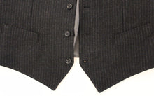 Load image into Gallery viewer, Dolce & Gabbana Gray Striped Wool Dress Vest Gilet