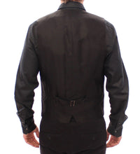 Load image into Gallery viewer, Dolce & Gabbana Elegant Black Wool Silk Blend Dress Vest