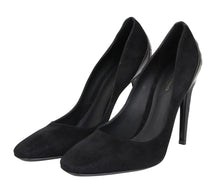 Load image into Gallery viewer, Bottega Veneta Bottega Veneta Women's Black Suede Leather Kid Luxe Heels