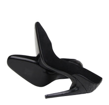 Load image into Gallery viewer, Bottega Veneta Bottega Veneta Women's Black Suede Leather Kid Luxe Heels
