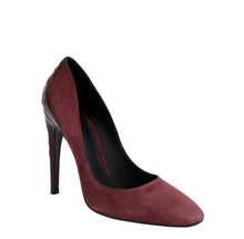 Load image into Gallery viewer, Bottega Veneta Women's Dark Rose Suede Leather Luxe Heels