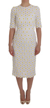 Load image into Gallery viewer, Dolce & Gabbana Sunflower Ricamo Sheath Dress