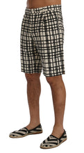 Load image into Gallery viewer, Dolce & Gabbana Elegant Striped Cotton-Linen Shorts