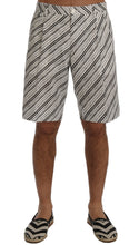 Load image into Gallery viewer, Dolce & Gabbana Elegant Striped Cotton-Linen Shorts