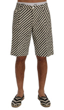 Load image into Gallery viewer, Dolce & Gabbana Striped Hemp Casual Shorts