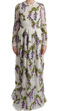 Load image into Gallery viewer, Dolce & Gabbana Elegant Maxi A-line Long Sleeve Dress