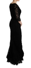 Load image into Gallery viewer, Dolce & Gabbana Elegant Black Sheath Dress with Silk Lining
