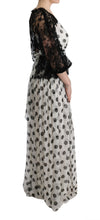 Load image into Gallery viewer, Dolce & Gabbana Elegant Polka Dotted Full Length Gown
