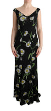 Load image into Gallery viewer, Dolce & Gabbana Sunflower Print Full Length Sheath Dress