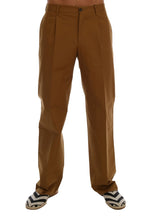 Load image into Gallery viewer, Dolce & Gabbana Elegant Brown Formal Trousers for Men