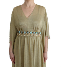 Load image into Gallery viewer, Dolce & Gabbana Elegant Gold Shift Gown Dress