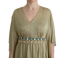Load image into Gallery viewer, Dolce & Gabbana Elegant Gold Shift Gown Dress
