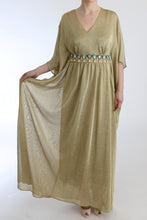 Load image into Gallery viewer, Dolce & Gabbana Elegant Gold Shift Gown Dress