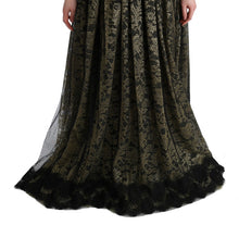 Load image into Gallery viewer, Dolce & Gabbana Sunflower Lace Crystal Maxi Shift Dress
