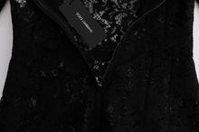 Load image into Gallery viewer, Dolce & Gabbana Black Floral Lace Chamomile Embroidered Dress