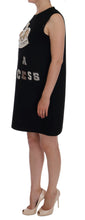 Load image into Gallery viewer, Dolce & Gabbana Black Wool Crystal Princess Dress