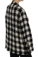 Load image into Gallery viewer, Dolce & Gabbana Black White Wool Knitted Crystal Jacket