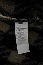 Load image into Gallery viewer, Dolce & Gabbana Black White Wool Knitted Crystal Jacket