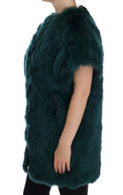 Load image into Gallery viewer, Dolce & Gabbana Exquisite Green Alpaca Fur Long Vest