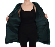 Load image into Gallery viewer, Dolce & Gabbana Exquisite Green Alpaca Fur Long Vest