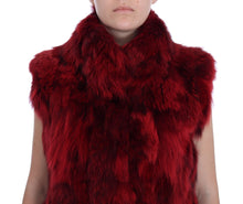 Load image into Gallery viewer, Dolce & Gabbana Luxurious Red Coyote Fur Long Vest Jacket