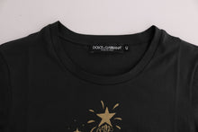 Load image into Gallery viewer, Dolce & Gabbana Elegant Gray Cotton Tee with Exclusive Print