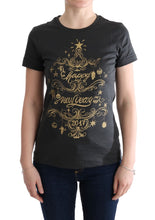 Load image into Gallery viewer, Dolce & Gabbana Elegant Gray Cotton Tee with Exclusive Print