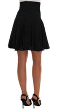 Load image into Gallery viewer, Dolce & Gabbana Elegant Floral Lace A-Line Mini Skirt
