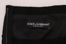 Load image into Gallery viewer, Dolce & Gabbana Elegant Floral Lace A-Line Mini Skirt