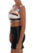 Load image into Gallery viewer, Dolce & Gabbana Sequined Bustier Top in Vibrant Tones