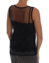 Load image into Gallery viewer, Dolce & Gabbana Elegant Black Lace Sleeveless Cami Blouse