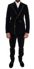 Load image into Gallery viewer, Dolce & Gabbana Elegant Black Slim Fit Three-Piece Suit