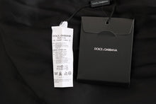 Load image into Gallery viewer, Dolce & Gabbana Black and White Fringed Wool Coat Jacket