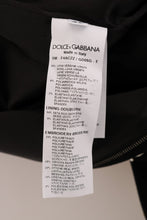 Load image into Gallery viewer, Dolce & Gabbana Black White Floral Baroque Crystal Pencil Skirt