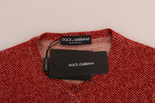 Load image into Gallery viewer, Dolce & Gabbana Red Wool Cardigan Sweater