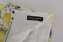 Load image into Gallery viewer, Dolce & Gabbana Lemon Print Fringe Pencil Skirt